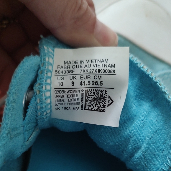 Converse Women's Sky Blue Shoreline Slip-on Sneakers - Picture 4 of 12